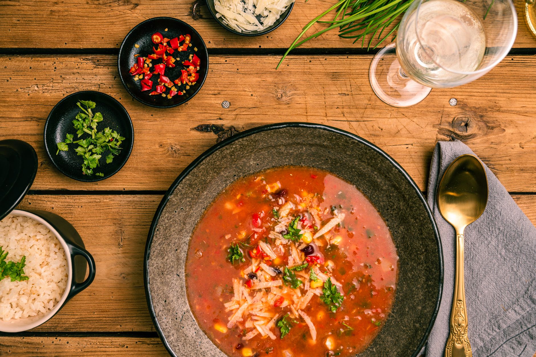 Mexican Cabbage Roll Soup