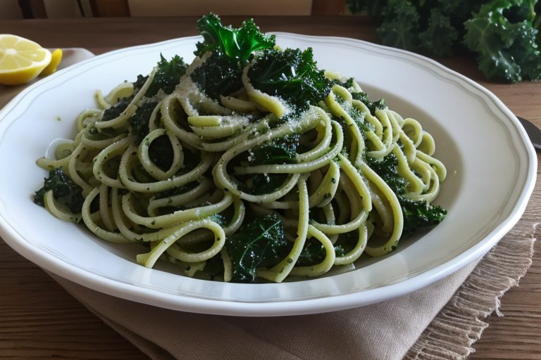 Kale Pesto Pasta