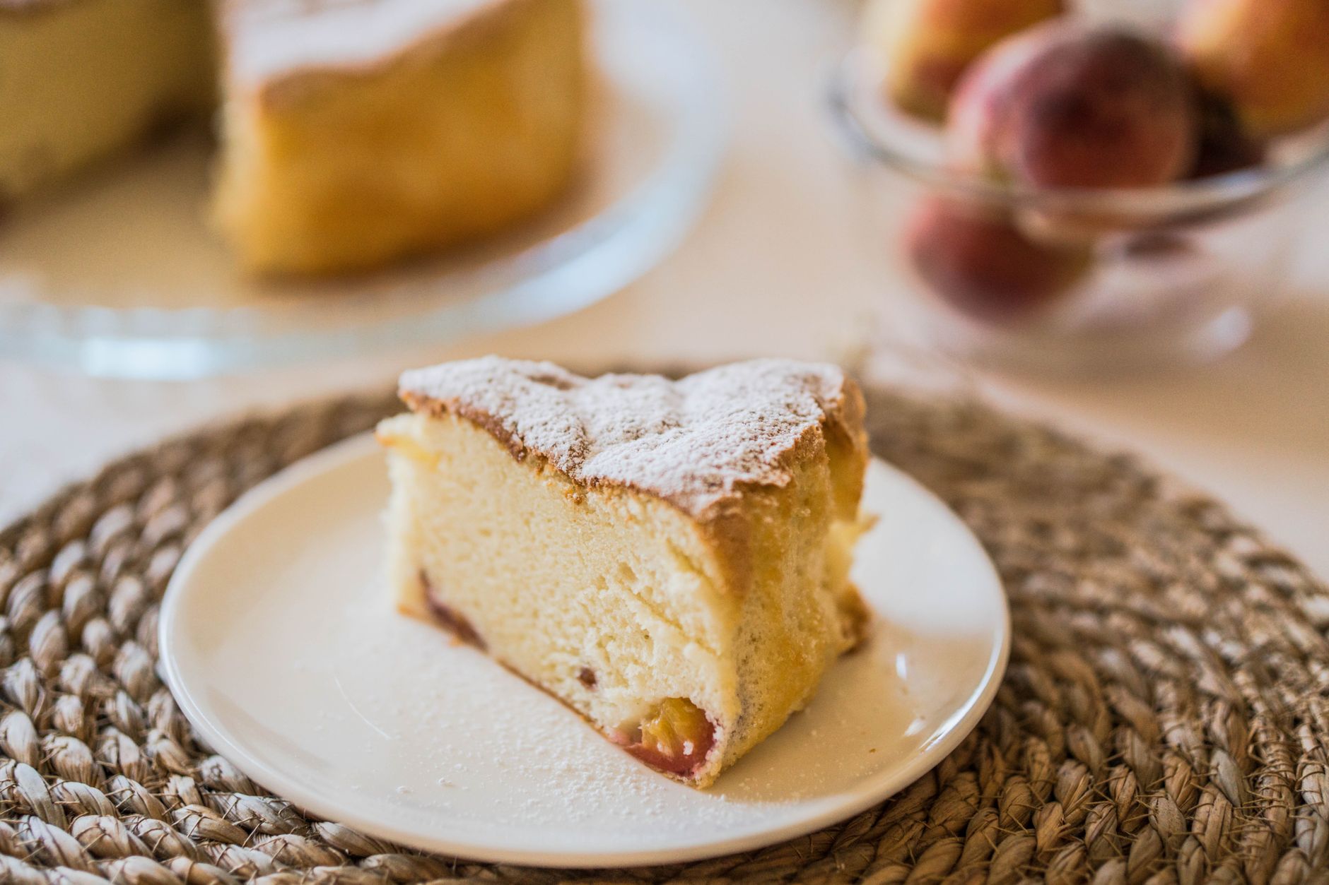 Peach Upside-Down Cake