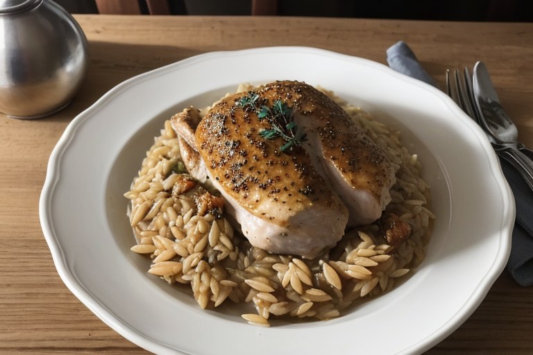 Greek Chicken and Orzo Recipe