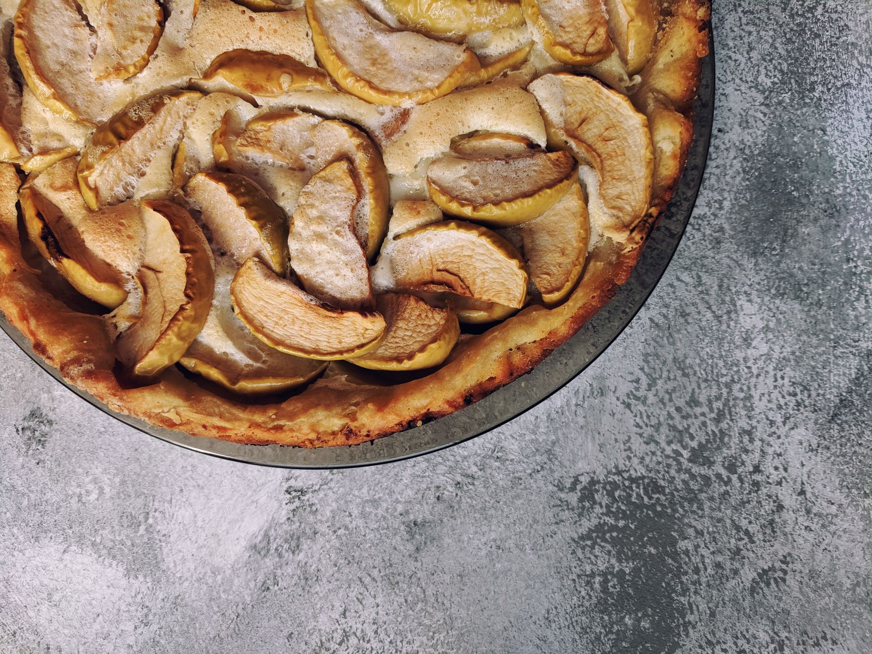 Apple Custard Pie