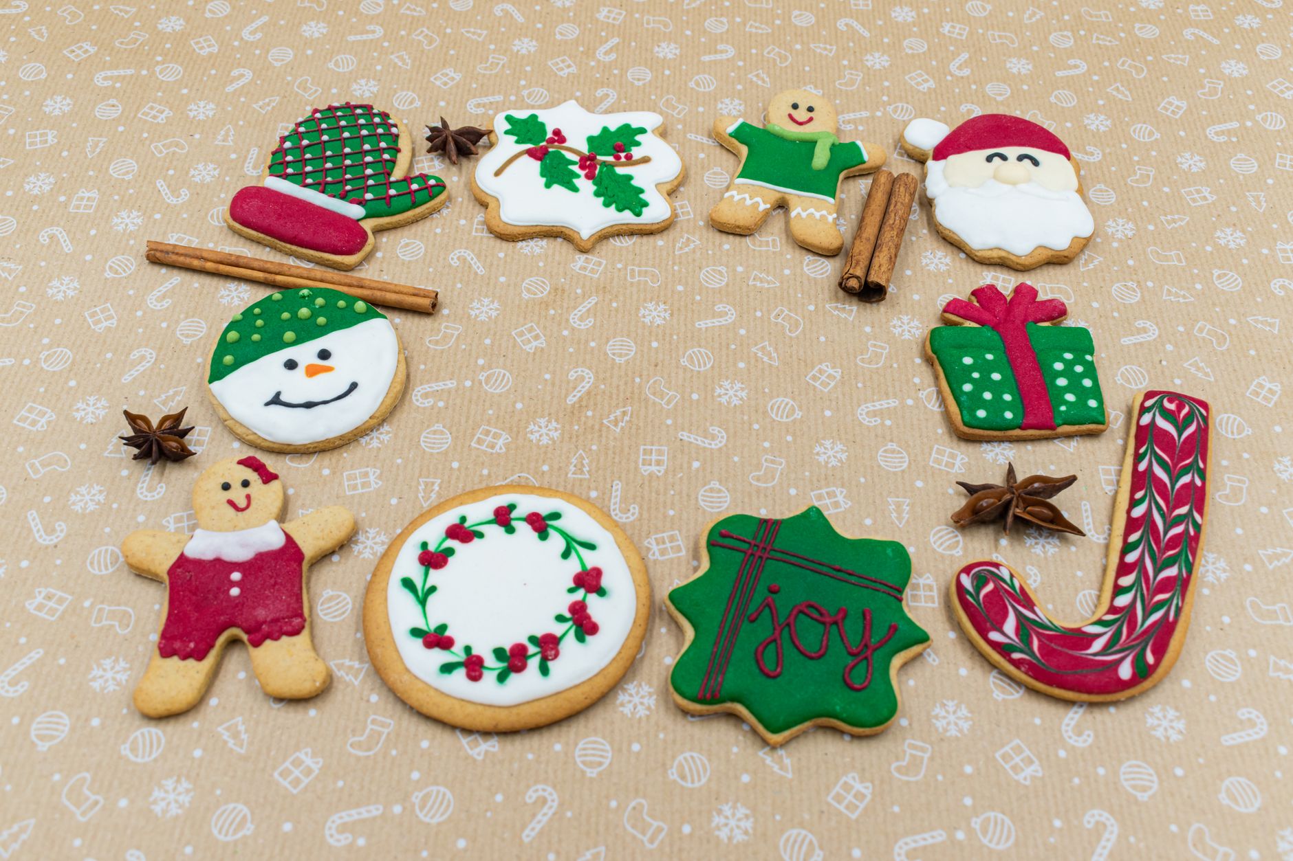 Christmas Wreath Cookies