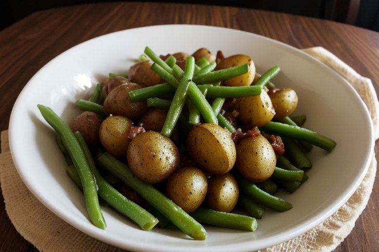 Potato and Green Bean Skillet