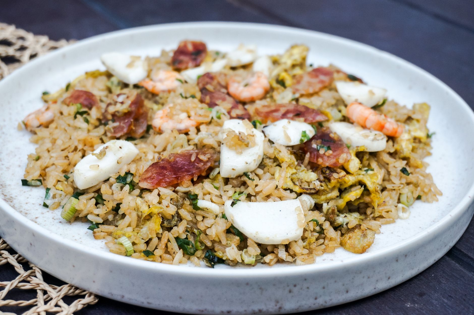 Baked Rice with Sausage