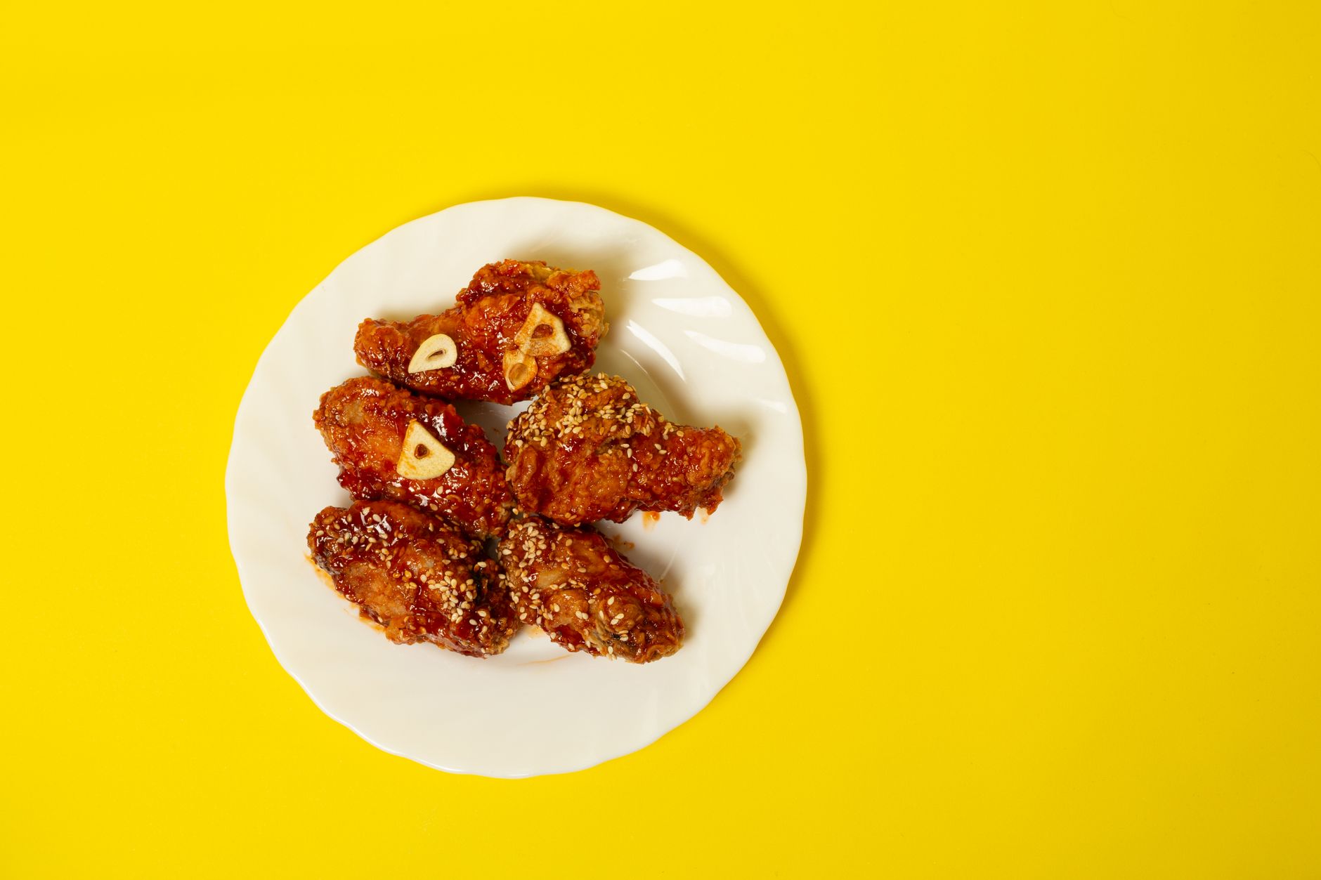 Garlic-Cheese Chicken Wings