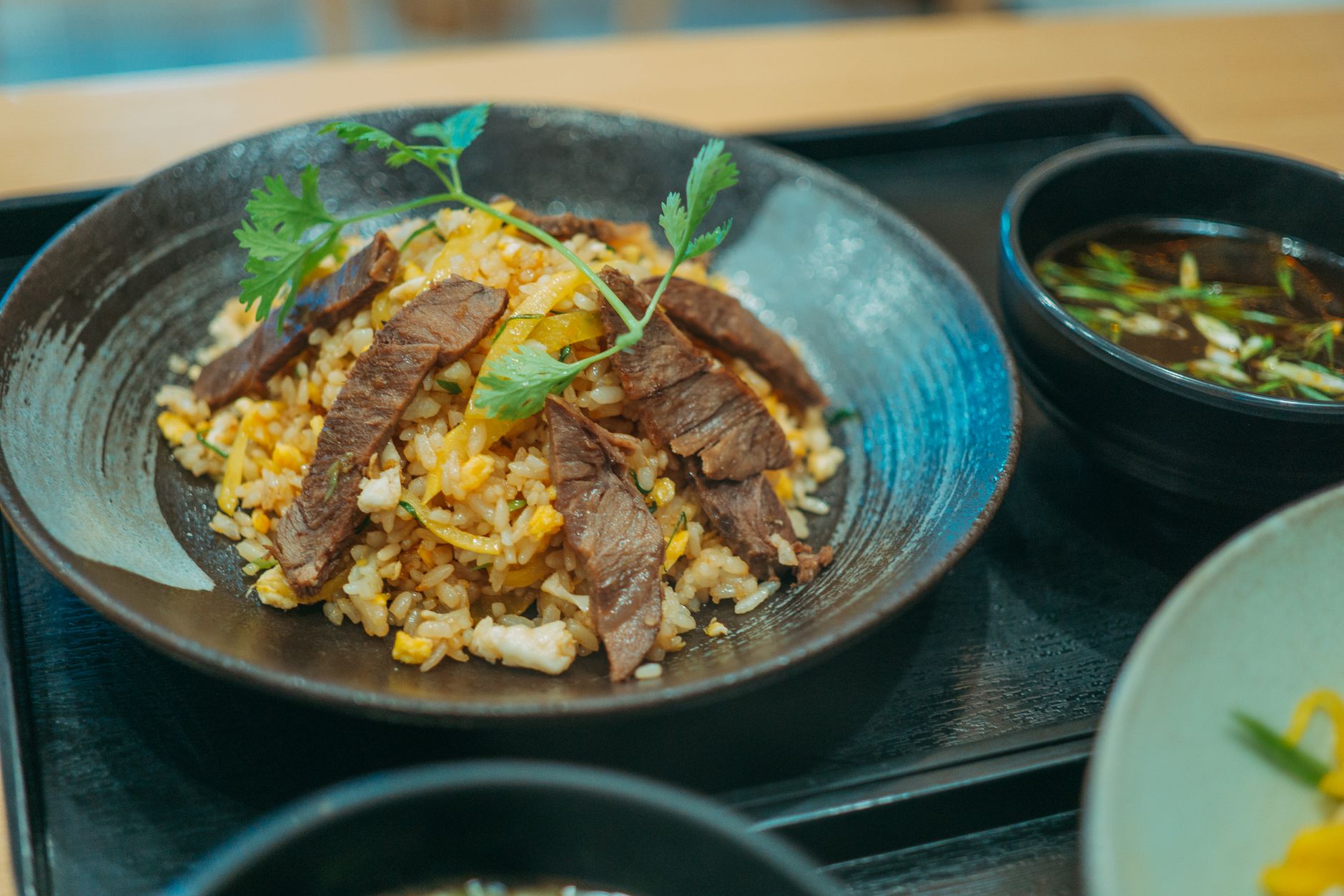 Sautéed Beef, Cabbage, and Rice