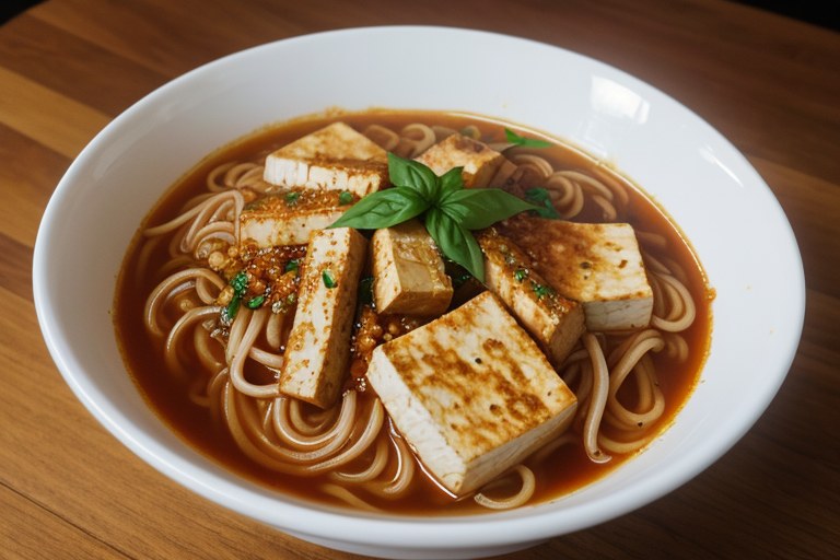Gochujang Ramen with Tofu