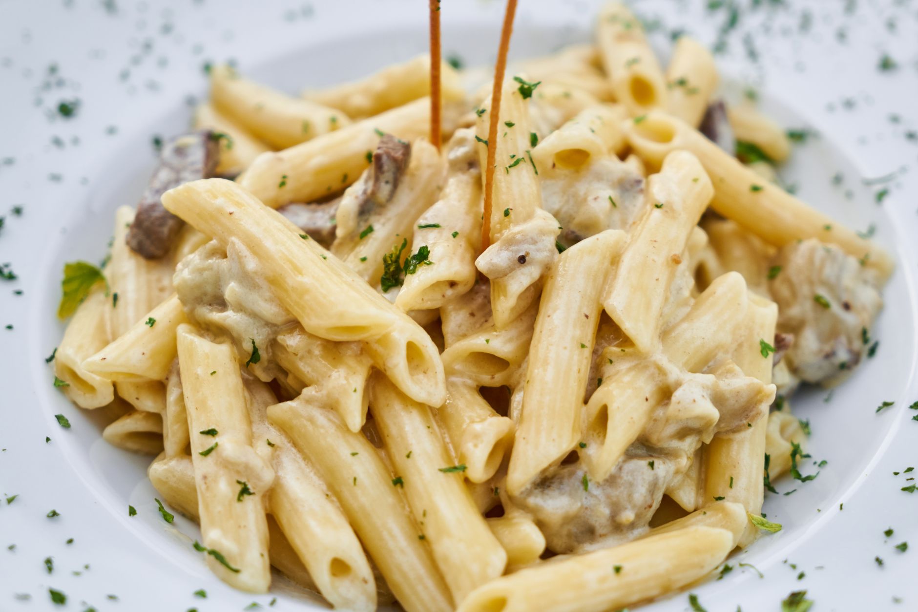 Creamy Tuna Pasta with Peas