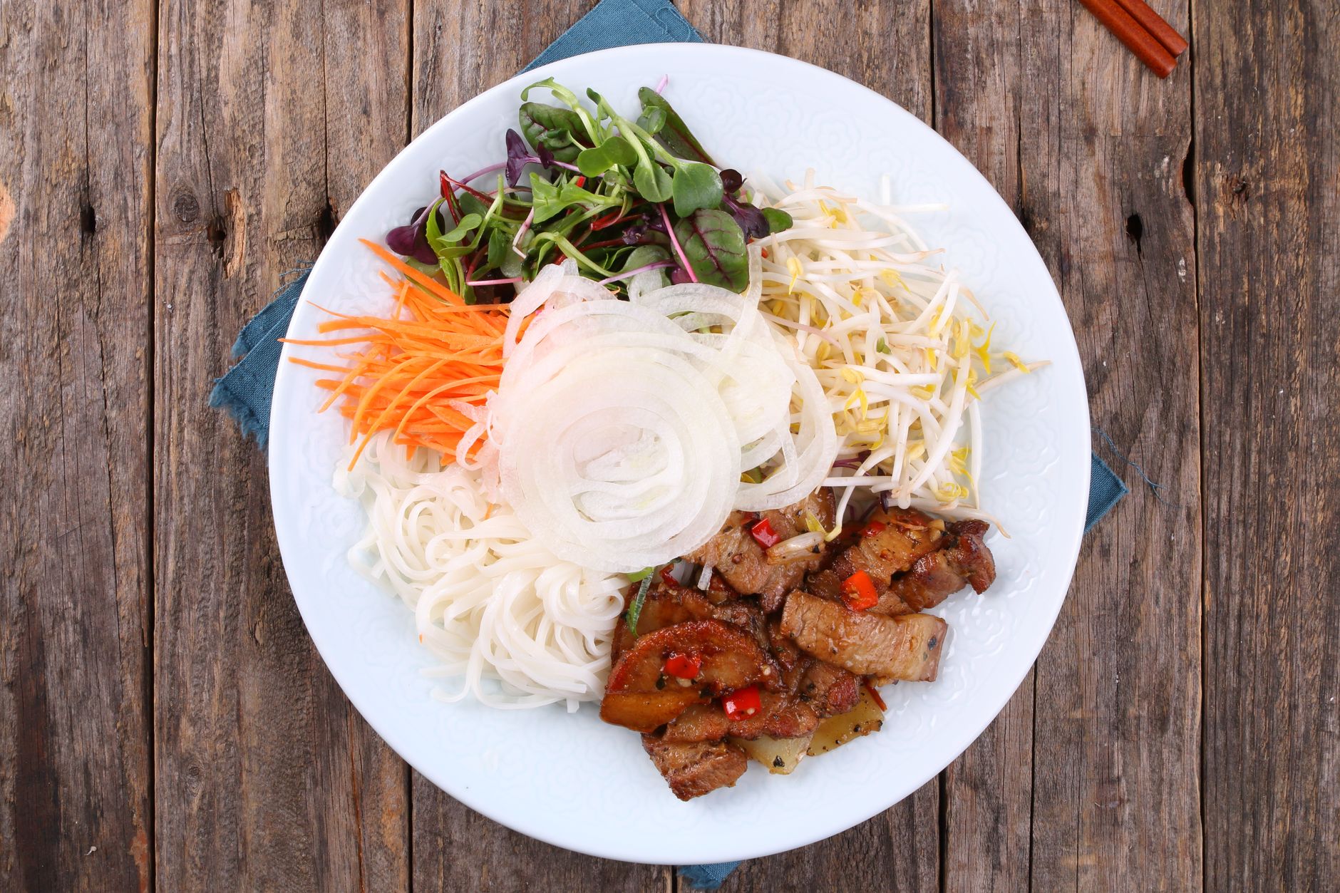 Vietnamese pork salad