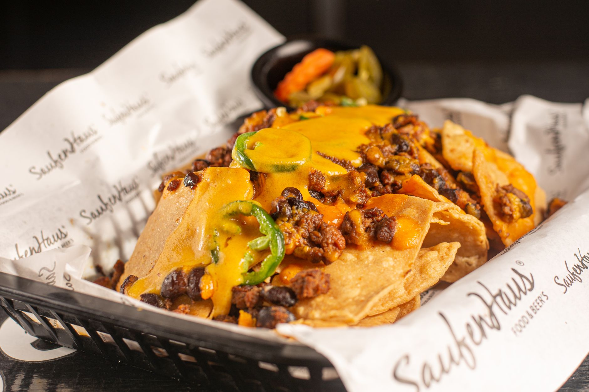 Spicy Baked Black Bean Nachos