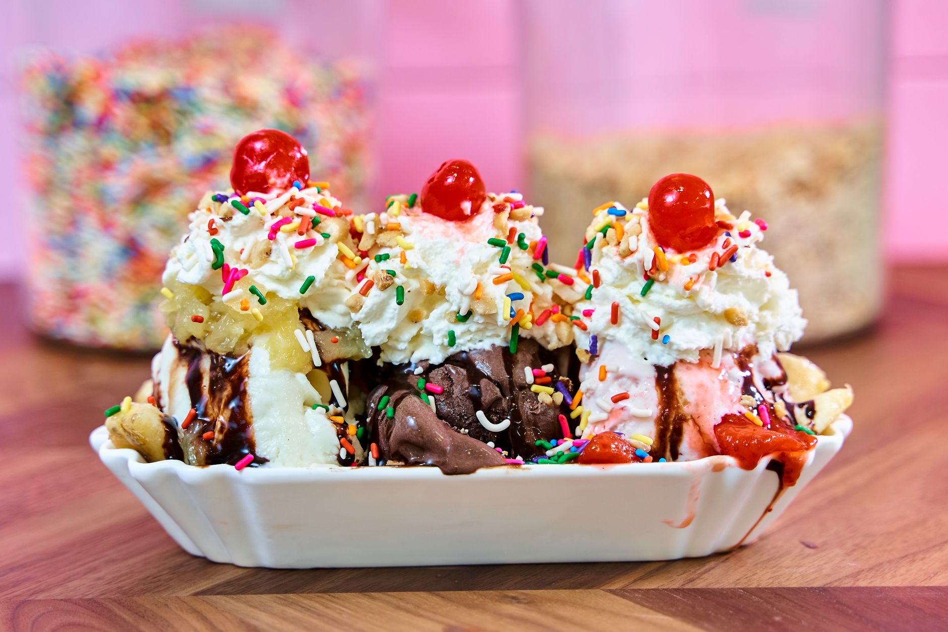 Banana Split Cake Bars