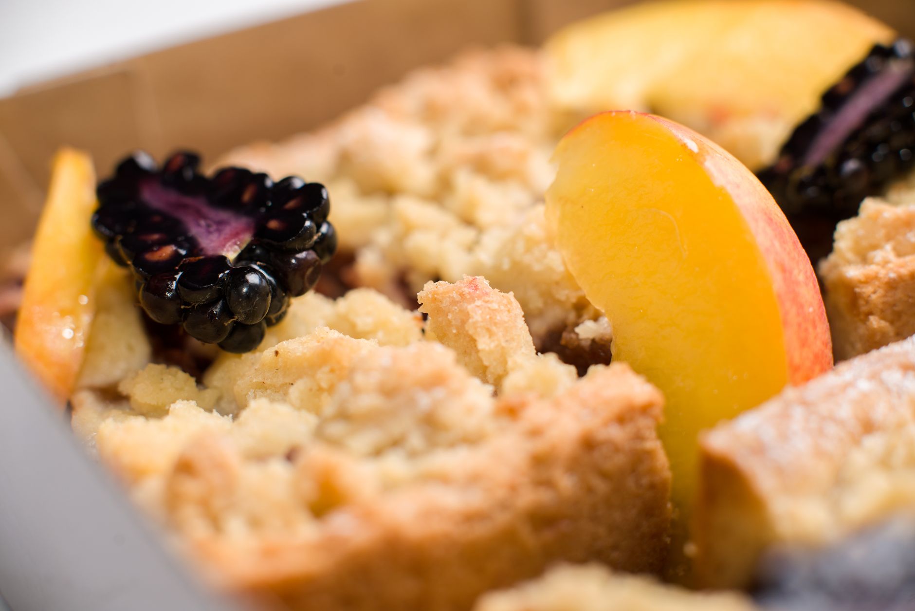 Apple & Blackberry Crumble