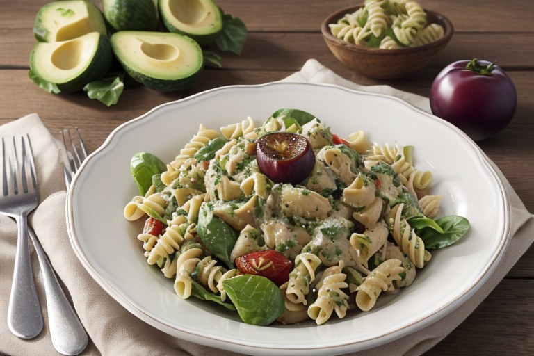 Avocado & Artichoke Pasta Salad