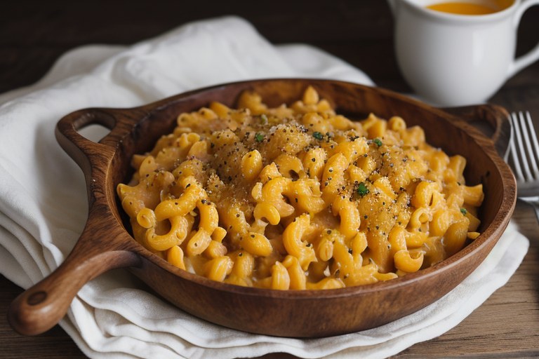 Butternut squash mac & cheese