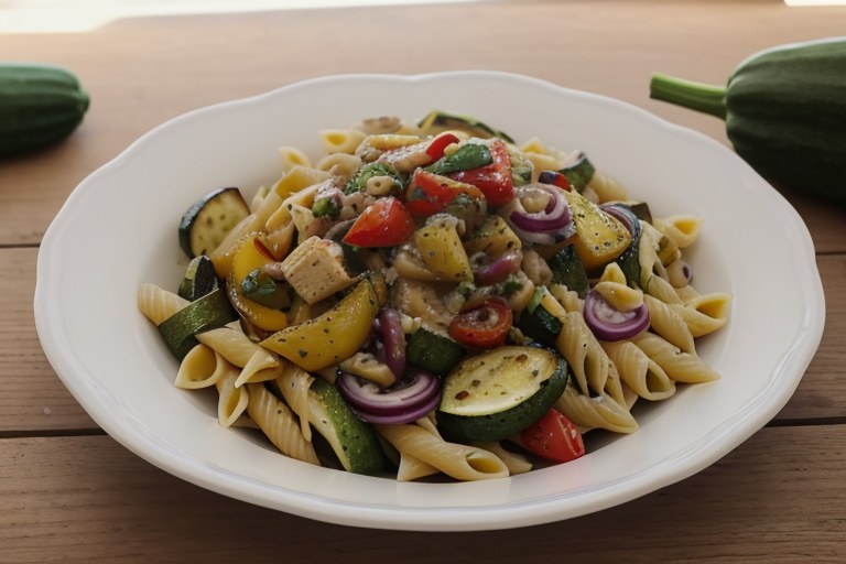 Grilled Vegetable Pasta Salad