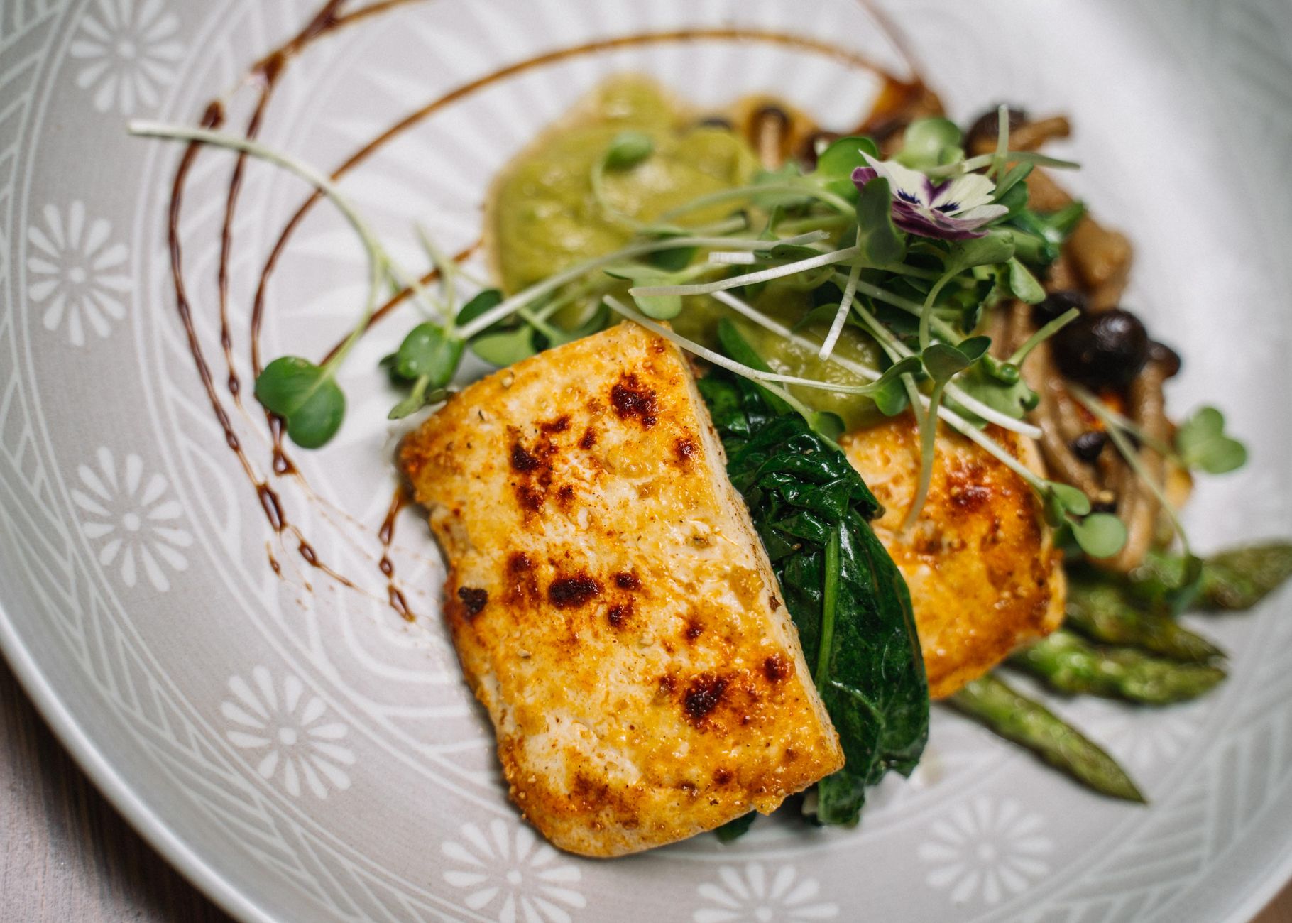 Coconut Crusted Tofu with Sweet Chili Dipping Sauce