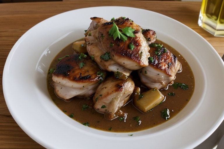 Herb Butter Chicken Thighs