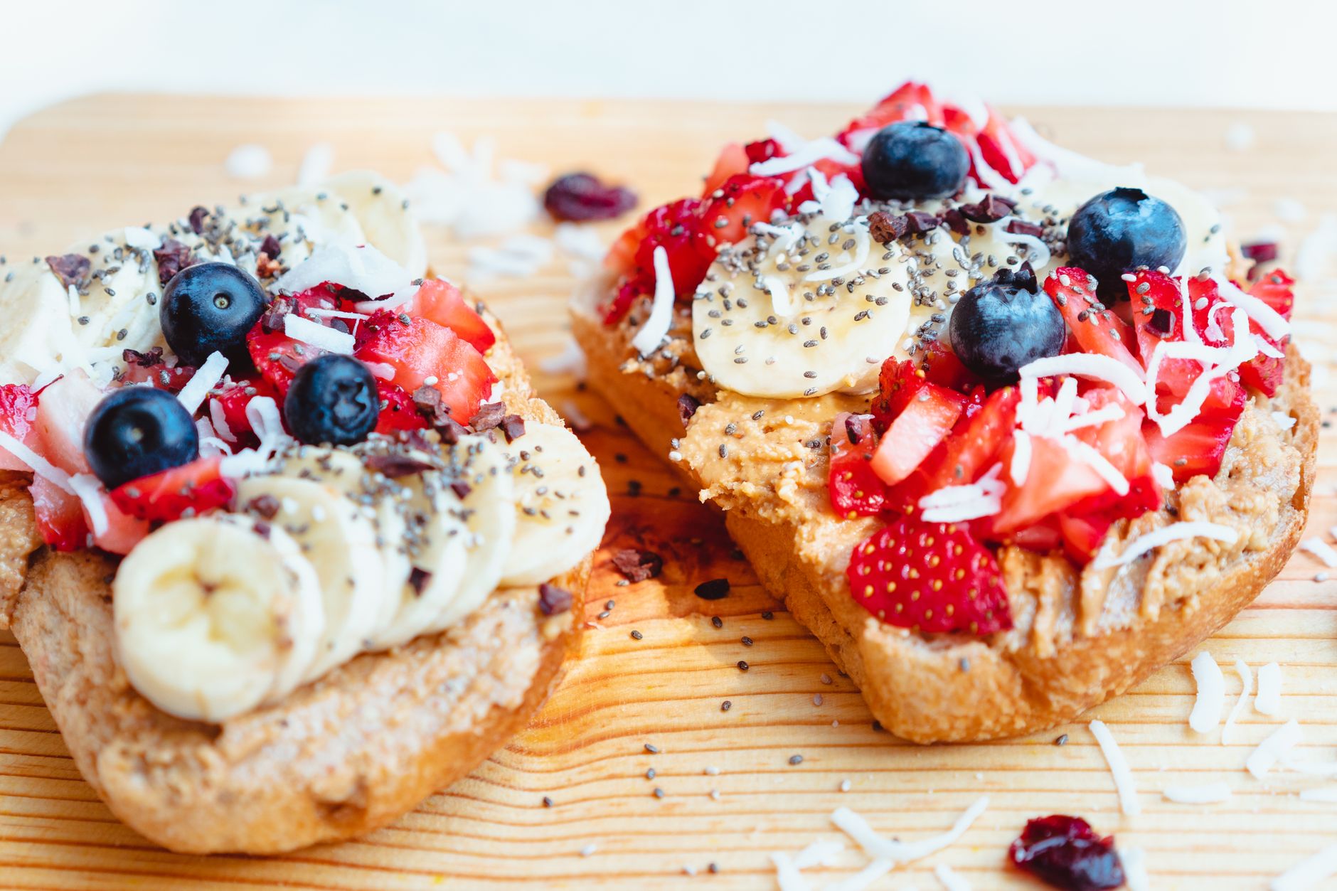 Rainbow Fruit Toast