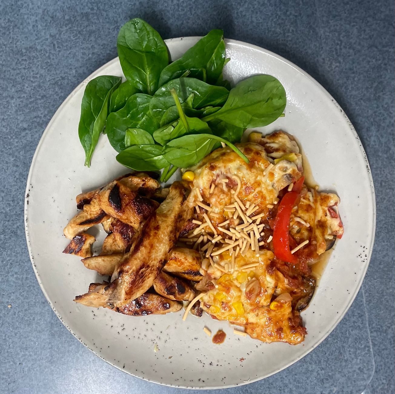 Chicken Cheese Strata