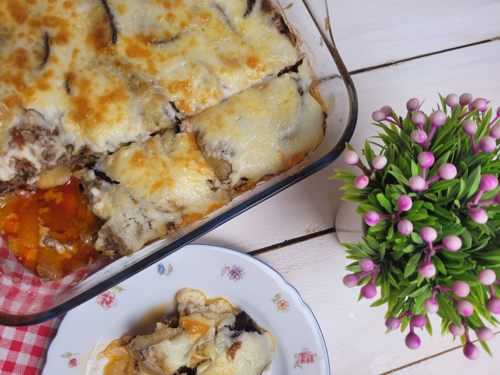 Eggplant Sausage Casserole