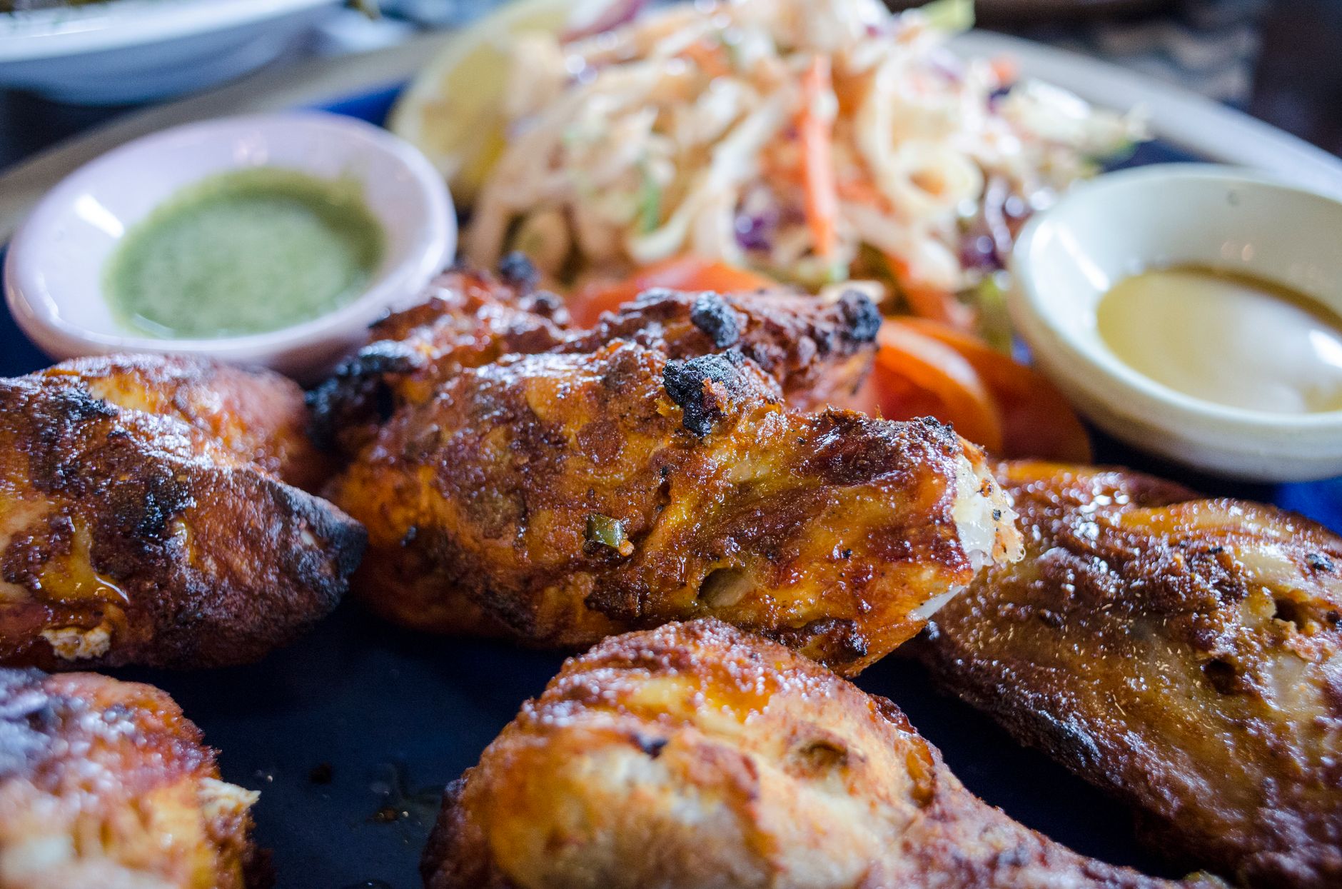 Piri-piri chicken and slaw