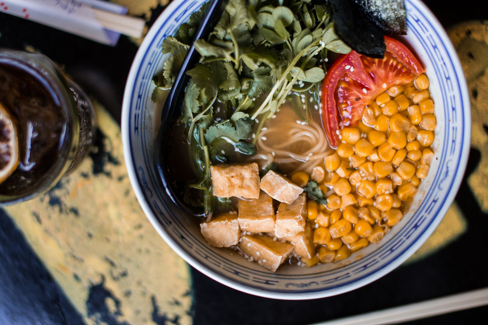 Soy Marinated Tofu Bowls with Spicy Peanut Sauce
