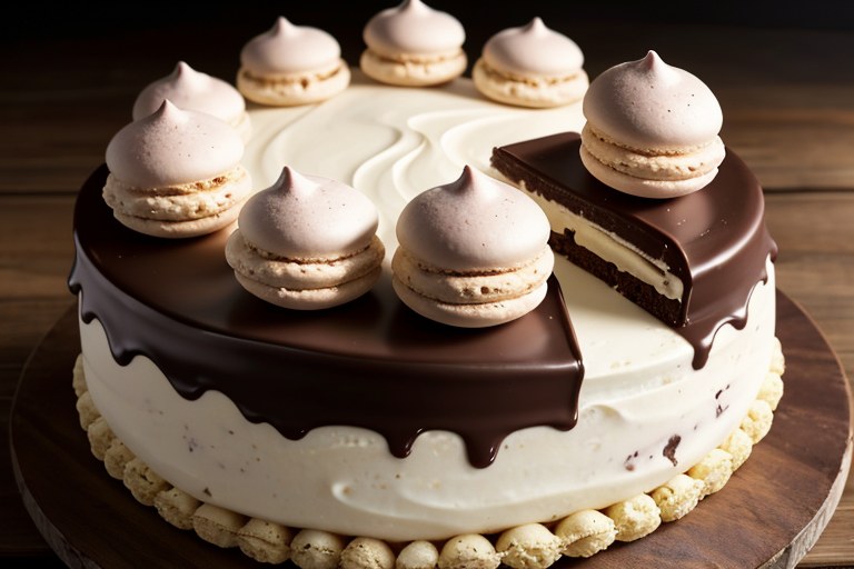 Macaroon Ice Cream Torte