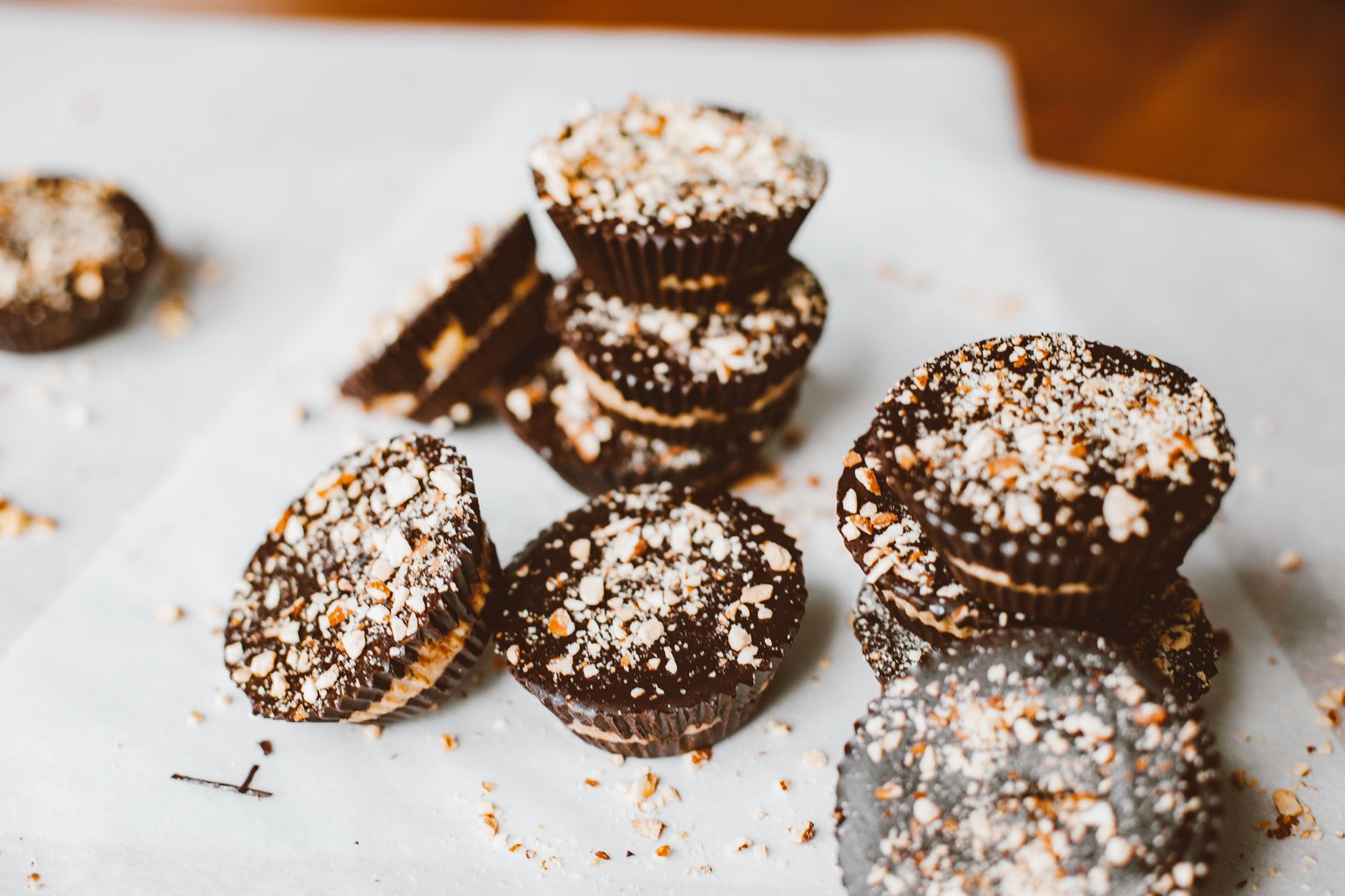 Chocolate nut butter cups