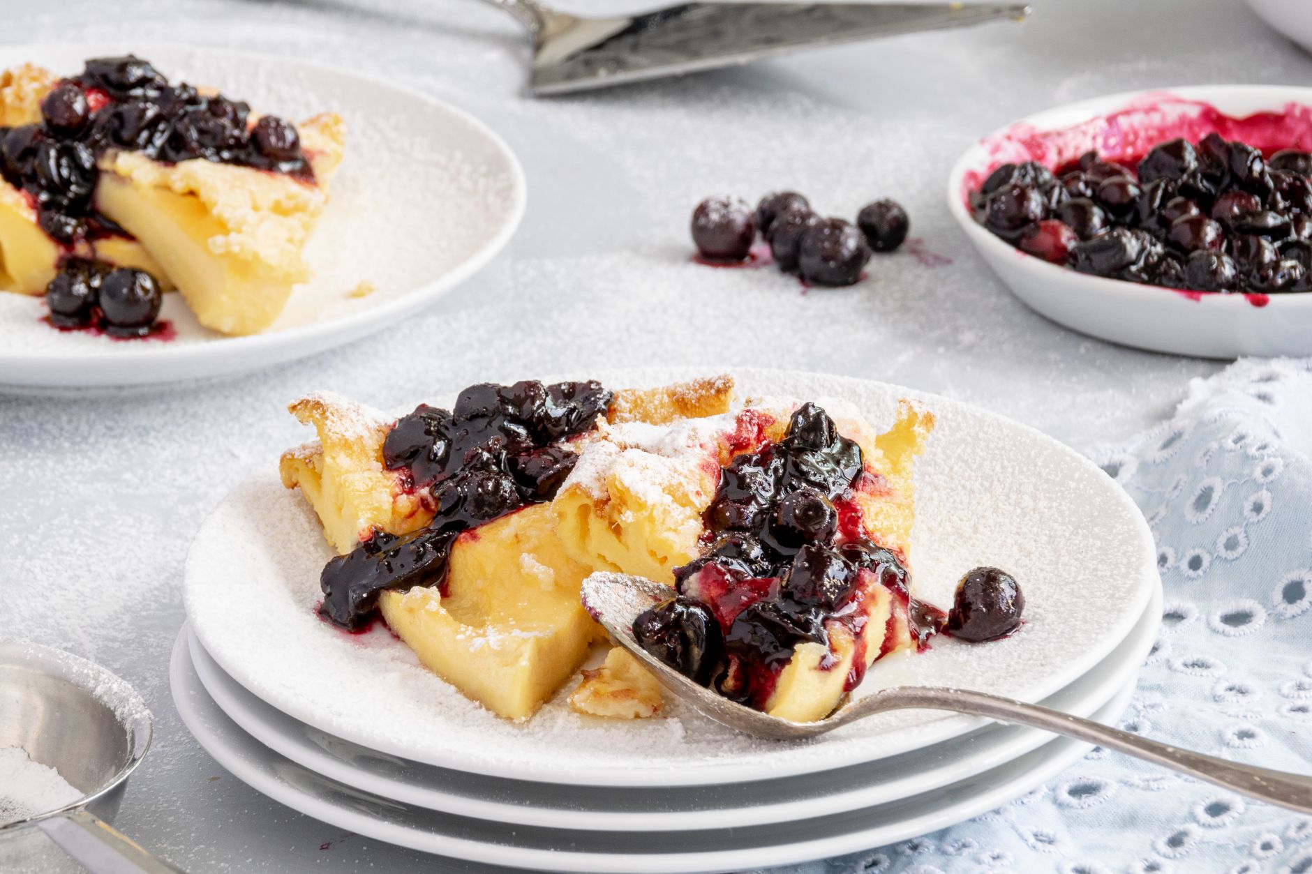 Blueberry Crunch Breakfast Bake