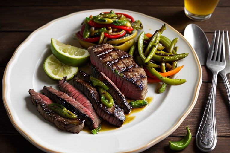 Grilled Steak Fajitas