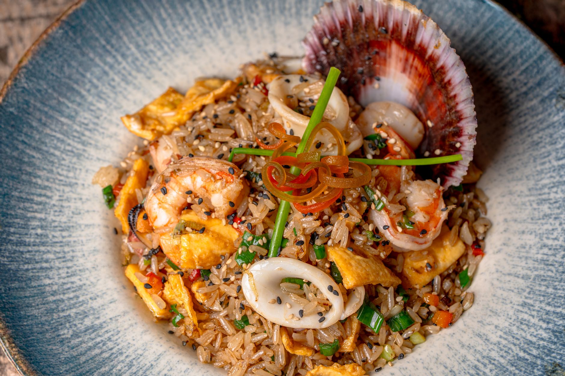 Seafood rice