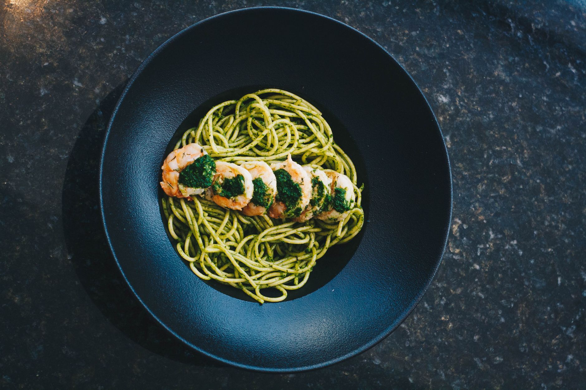 Pesto Shrimp Pasta