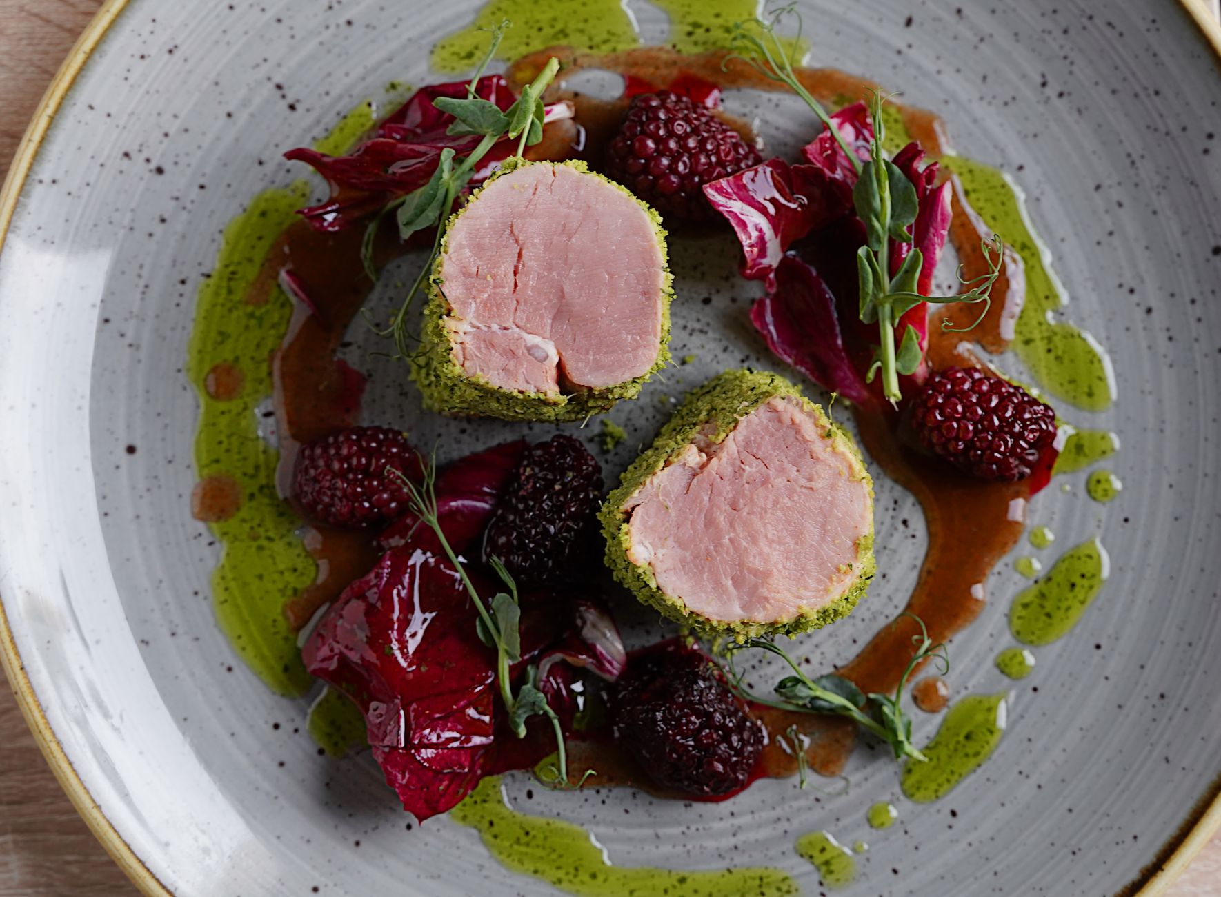 Spinach-Stuffed Pork Tenderloin