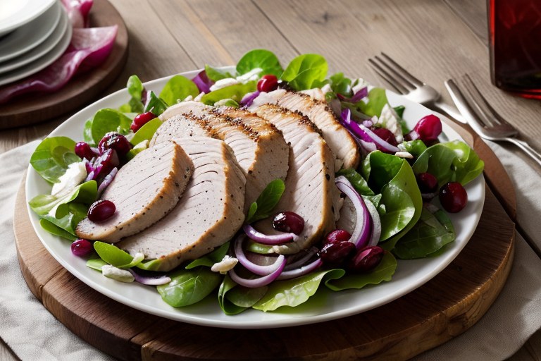 Cranberry chicken salad