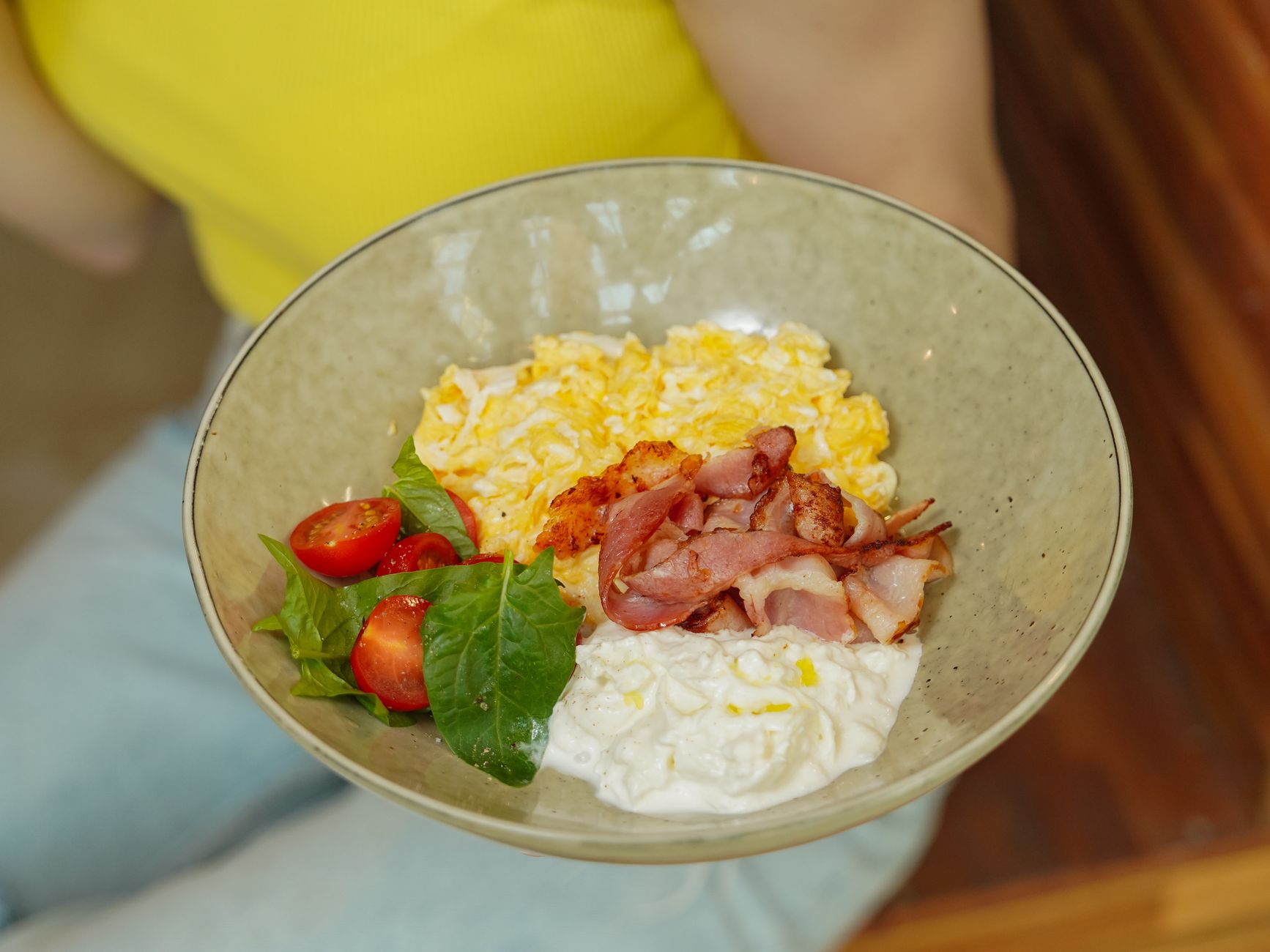 Scrambled Eggs with Cream Cheese