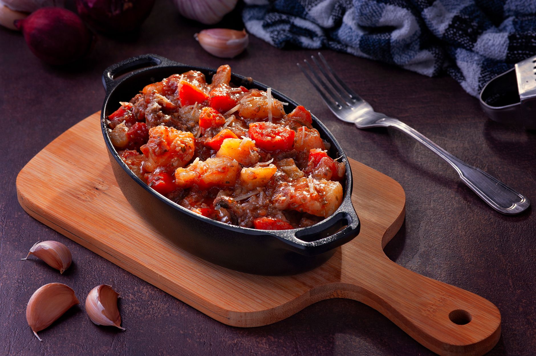 Crouton Tomato Casserole