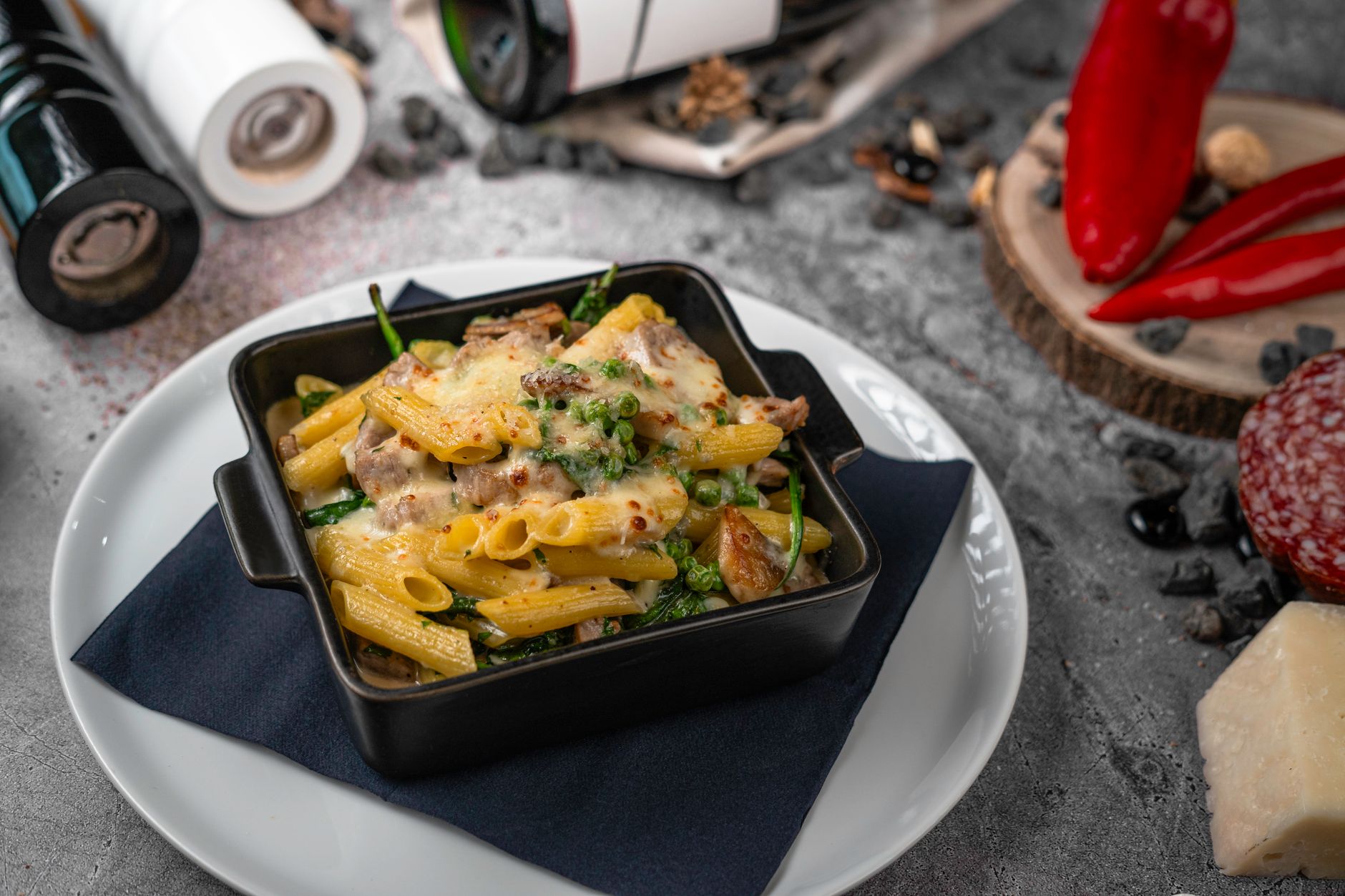 Cheesy Sausage Pasta