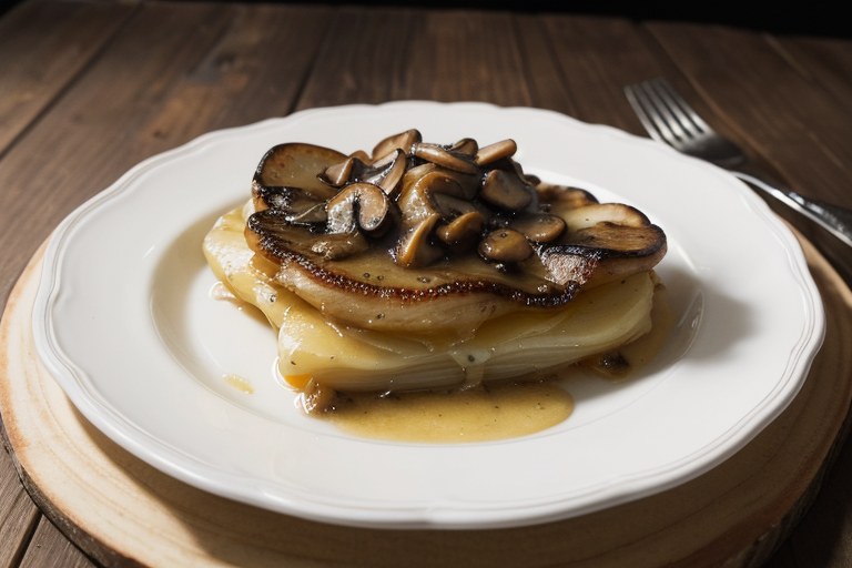 Mushroom-Gruyere Scalloped Potatoes