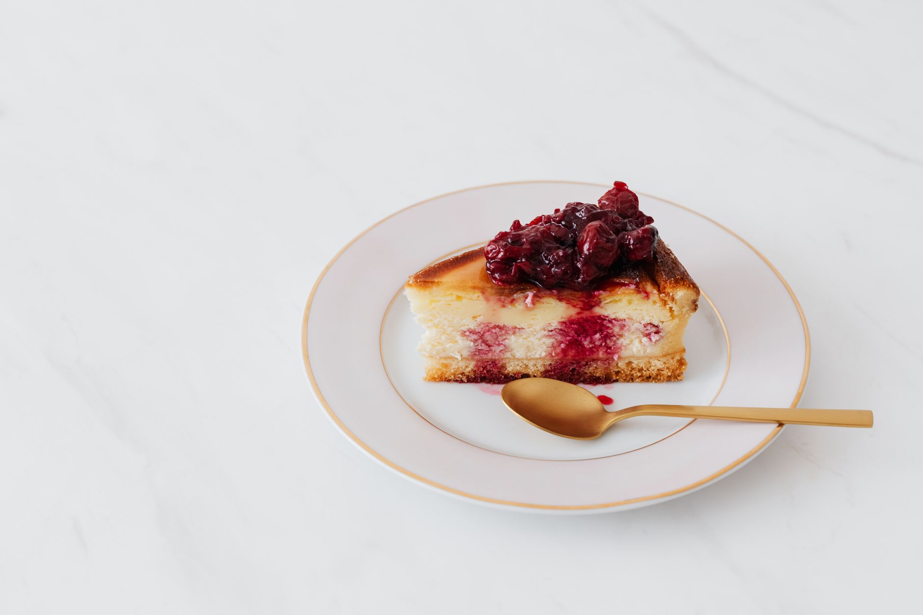 Easy cherry compote