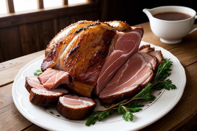 Horseradish-Glazed Ham