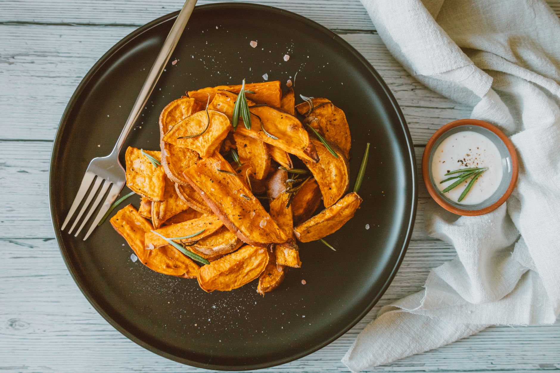 Chili Roasted Sweet Potatoes