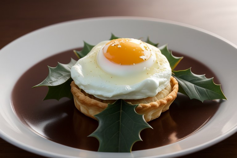 Puff Pastry Holly Leaves