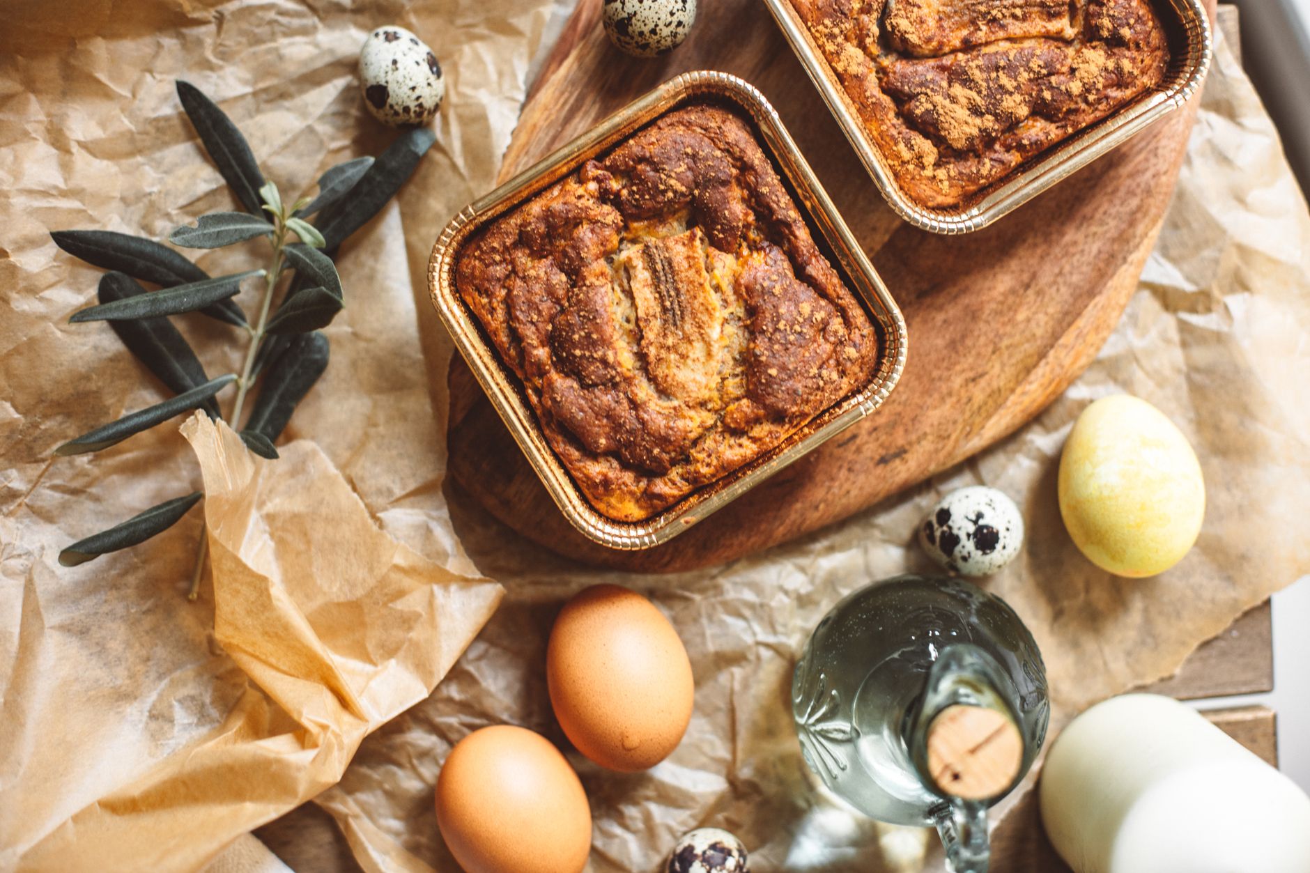 Banana Bread Baked Oatmeal