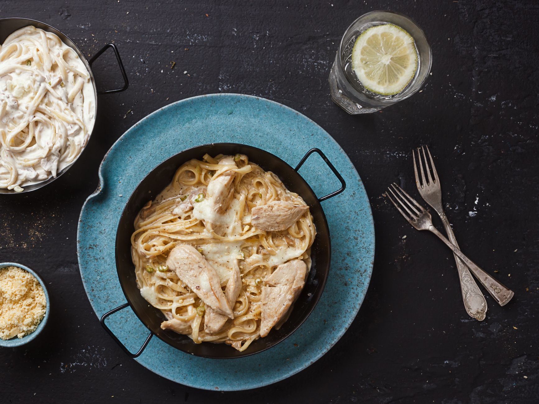 Chicken Alfredo Bake