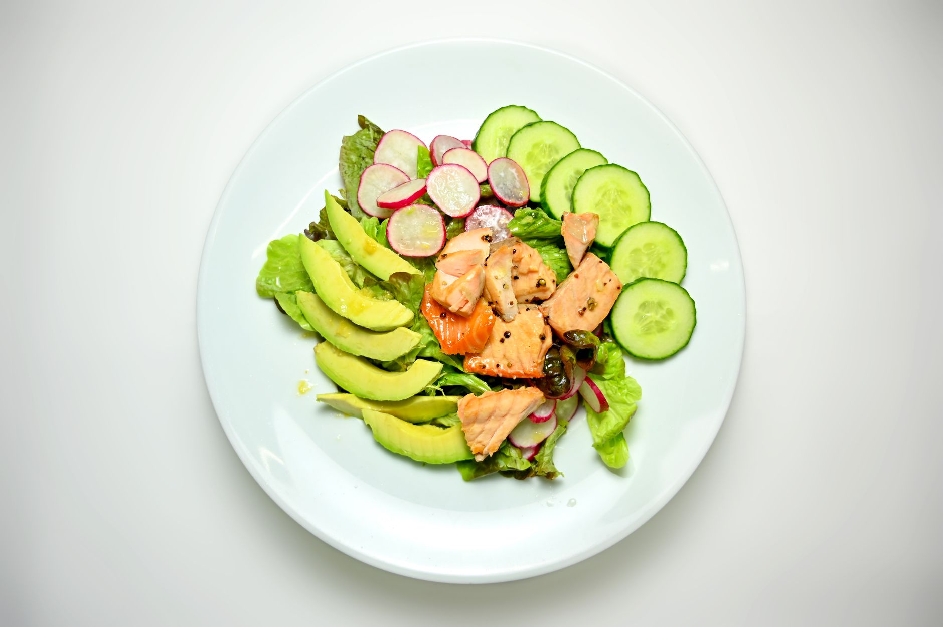 Salmon BLT Salad