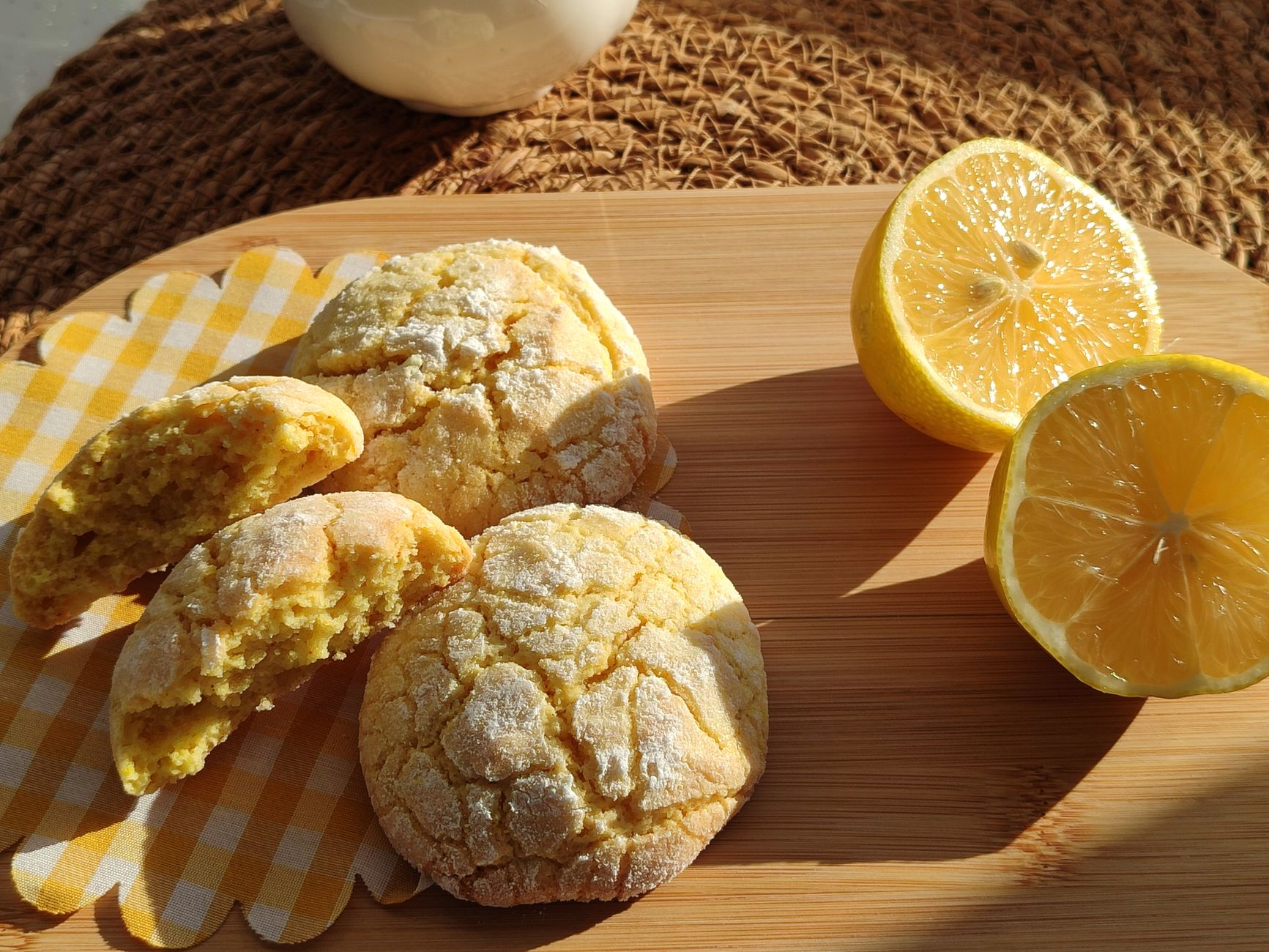 Lemon Crisp Cookies