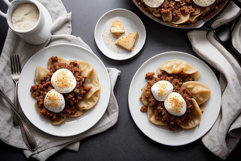 Pierogi Beef Skillet