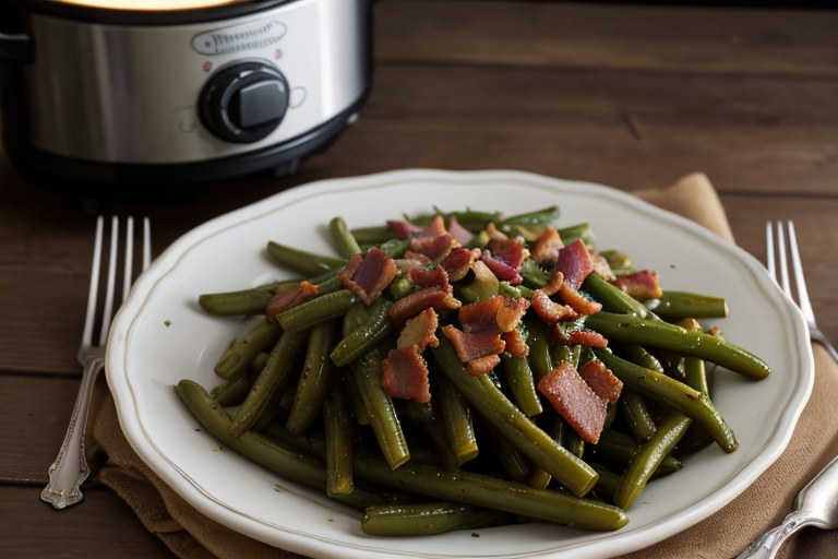 Southern Slow Cooker Green Beans