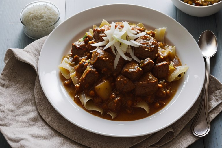 Pork & sauerkraut goulash