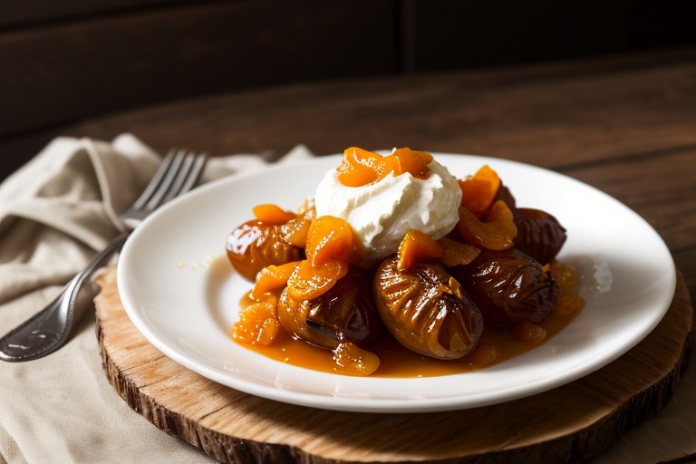 Creamy Apricot Stuffed Dates